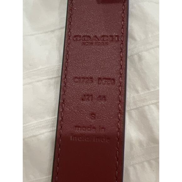 Sale!! Coach Red and Gold Double C Belt – Size S – NWT - Picture 5 of 8